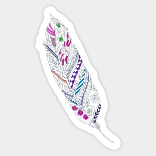 Feather Sticker